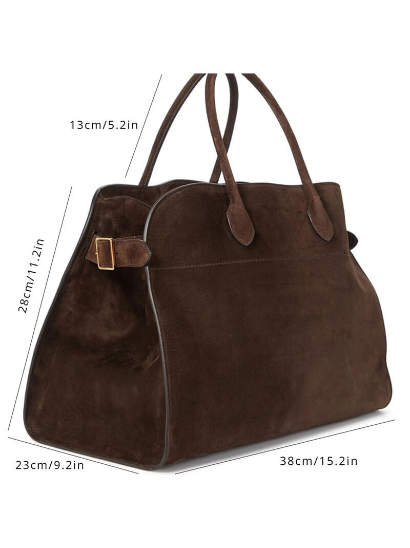 HAVANA™  - SUEDE LEATHER SHOPPER BAG