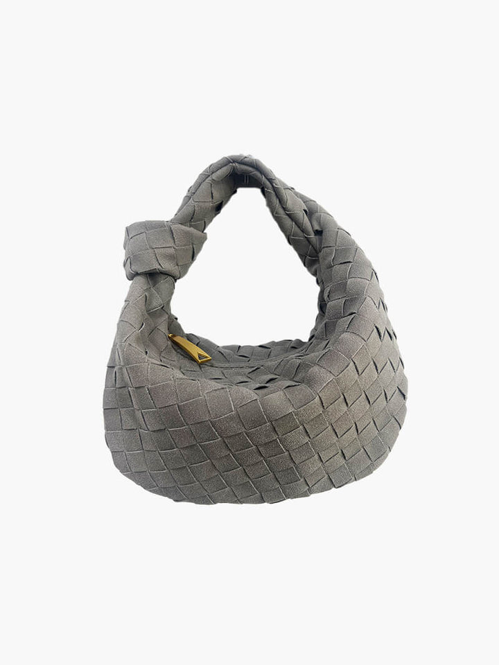 Woven Bag mini suede