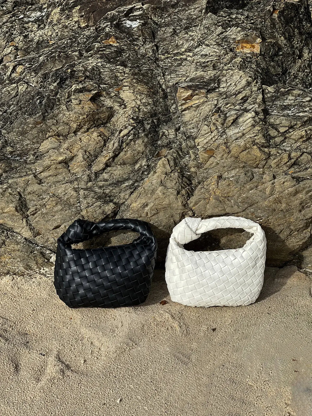 GRETH™ - WOVEN GRID MINI BAG