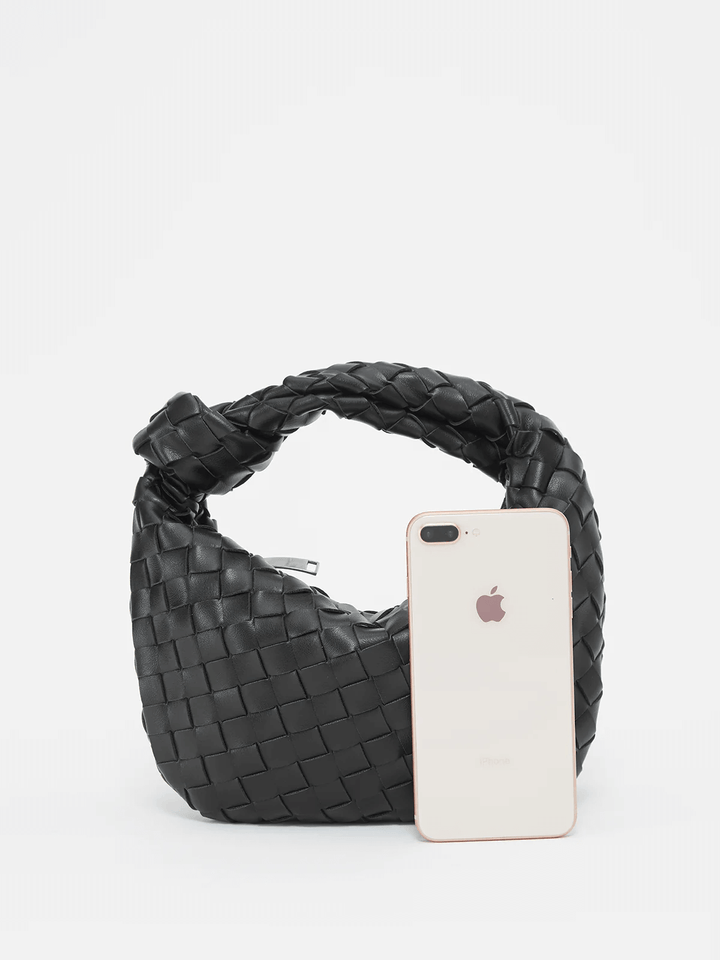 GRETH™ - WOVEN GRID MINI BAG