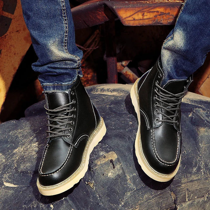 MARLON™ -  MEN'S LEATHER RETRO BOOTS