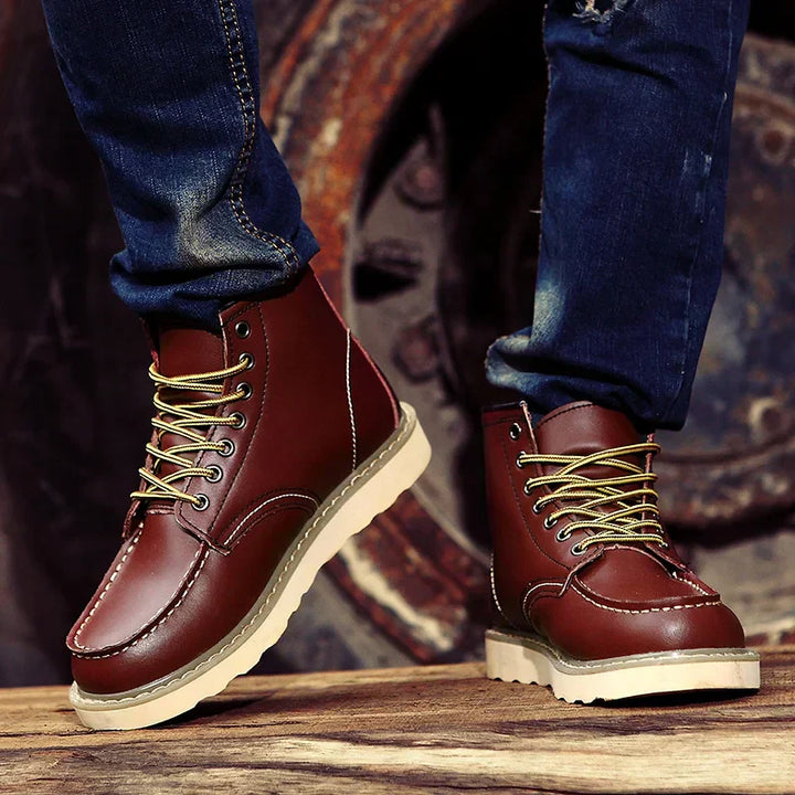 MARLON™ -  MEN'S LEATHER RETRO BOOTS