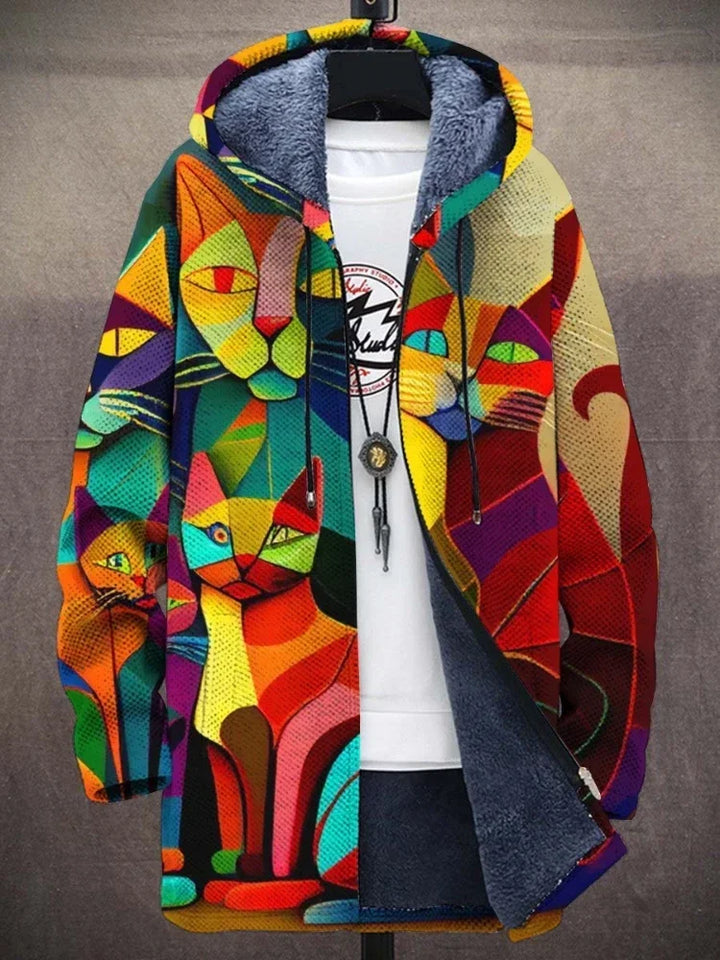 MARGARIT™ - COMFORTABLE ART PRINT JACKET