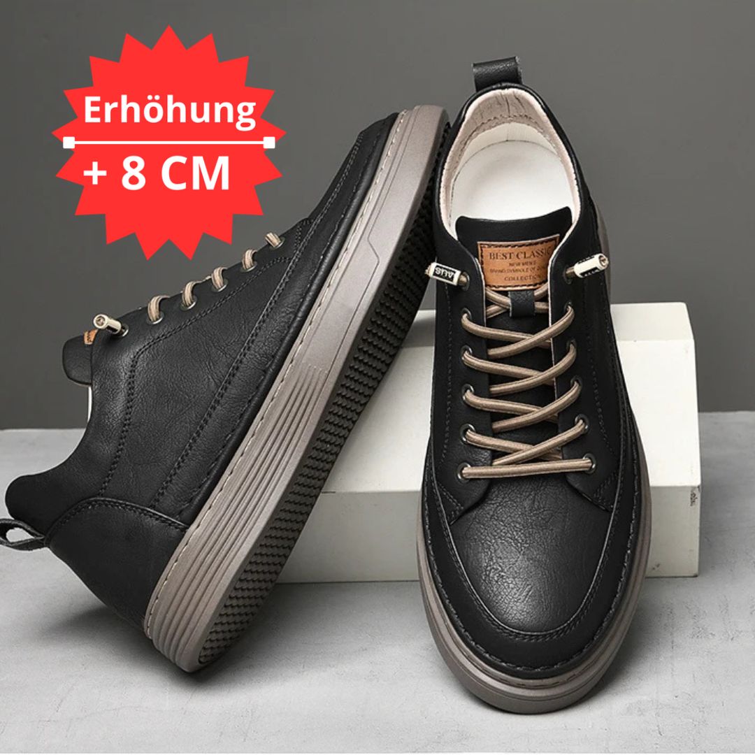 DAX™ - VINTAGE LEATHER LACE-UP SNEAKERS