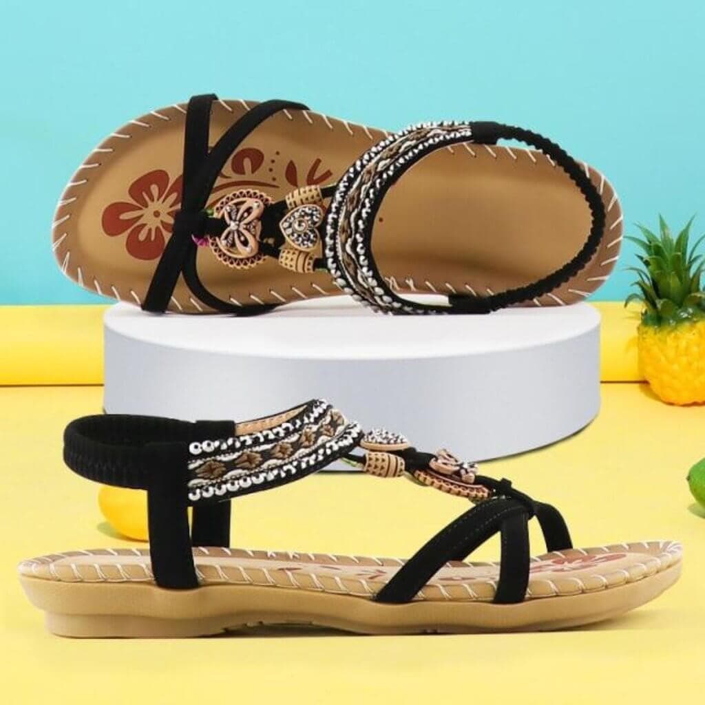 AURORE™ - Sandals with Elastic Band & Soft Platform