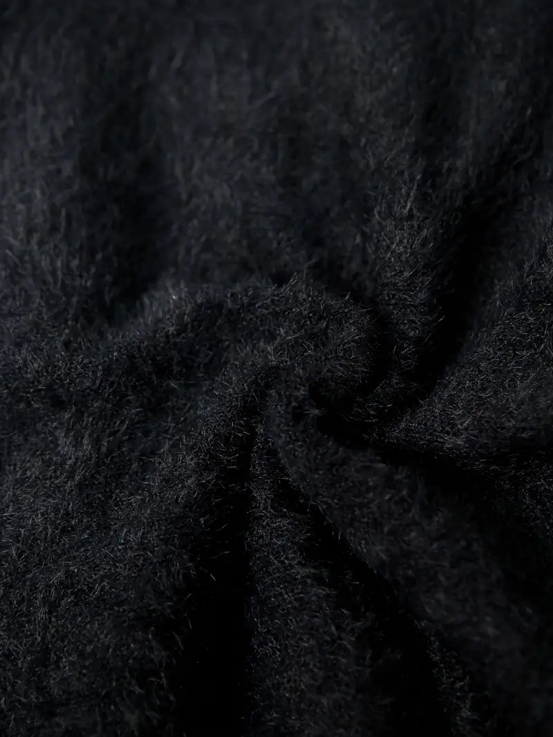 MINDA™ - CASUAL ROUND-NECK FLUFFY SWEATER