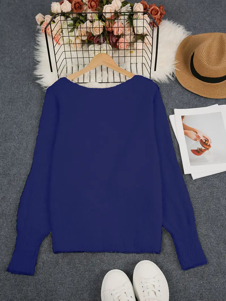 MINDA™ - CASUAL ROUND-NECK FLUFFY SWEATER