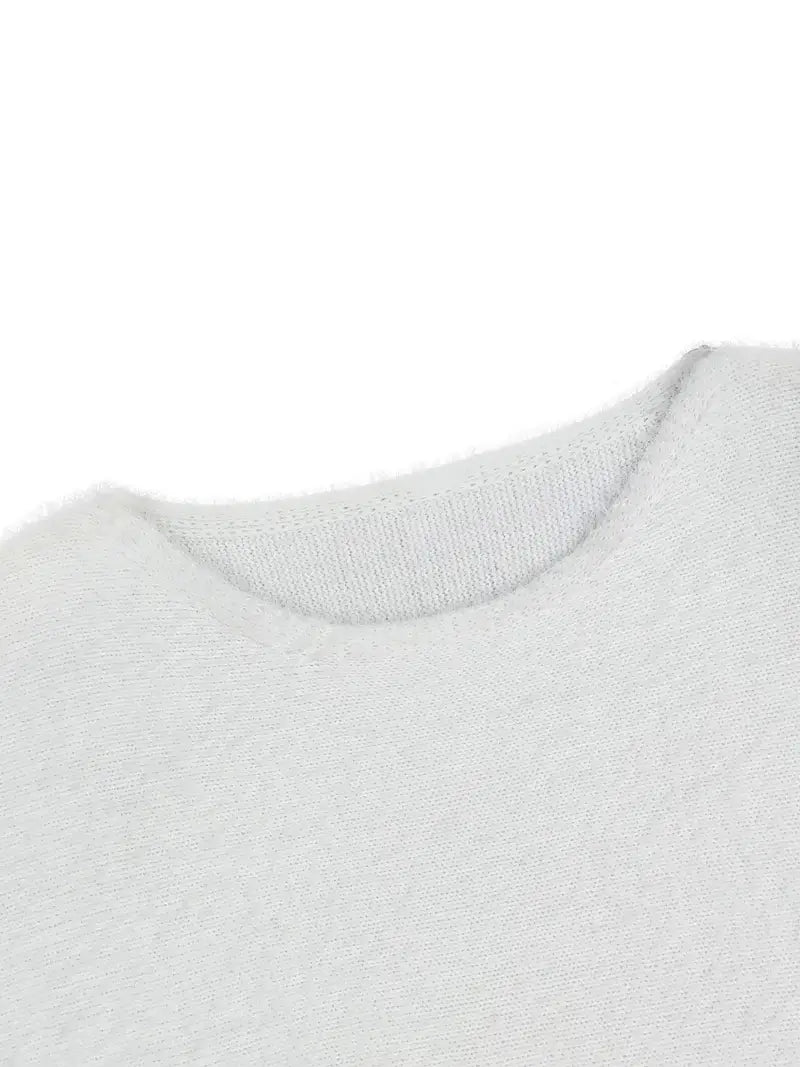 MINDA™ - CASUAL ROUND-NECK FLUFFY SWEATER
