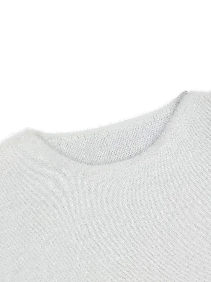 MINDA™ - CASUAL ROUND-NECK FLUFFY SWEATER
