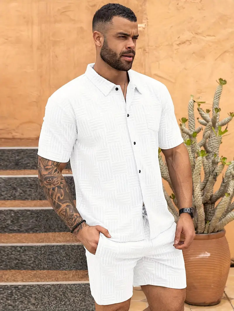 HARLEY™ - STYLISH GEOMETRIC PATTERN MEN'S SET