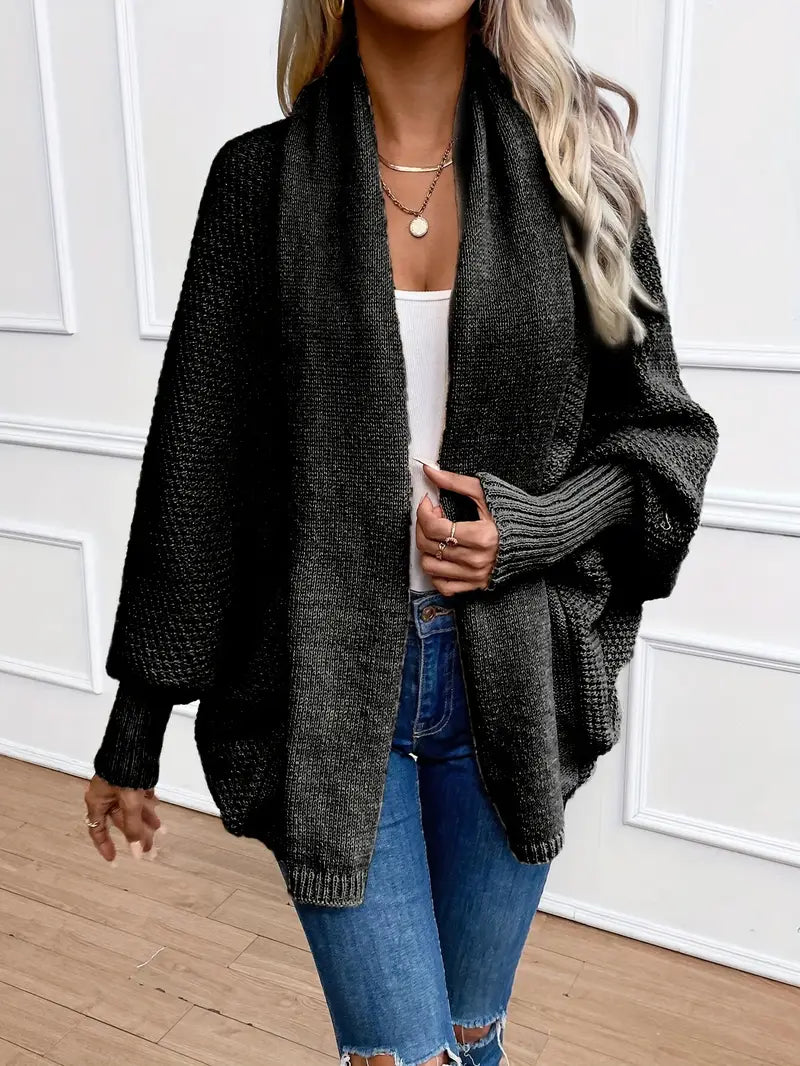 CRIZA™ - SHAWL LAPEL KNITTED CARDIGAN