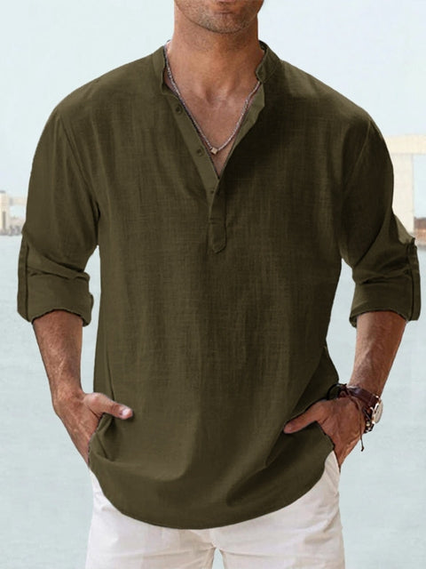 EVANDER™ - MEN'S CASUAL LINEN SHIRT