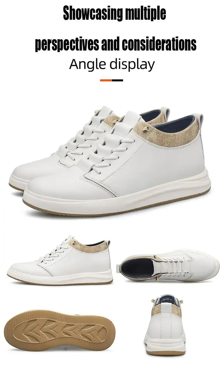 WELLS™ - ELEVATED CASUAL LEATHER SNEAKERS