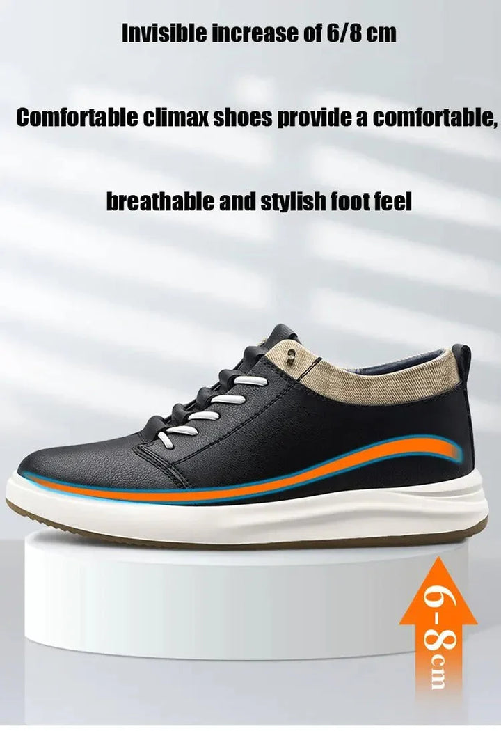 WELLS™ - ELEVATED CASUAL LEATHER SNEAKERS