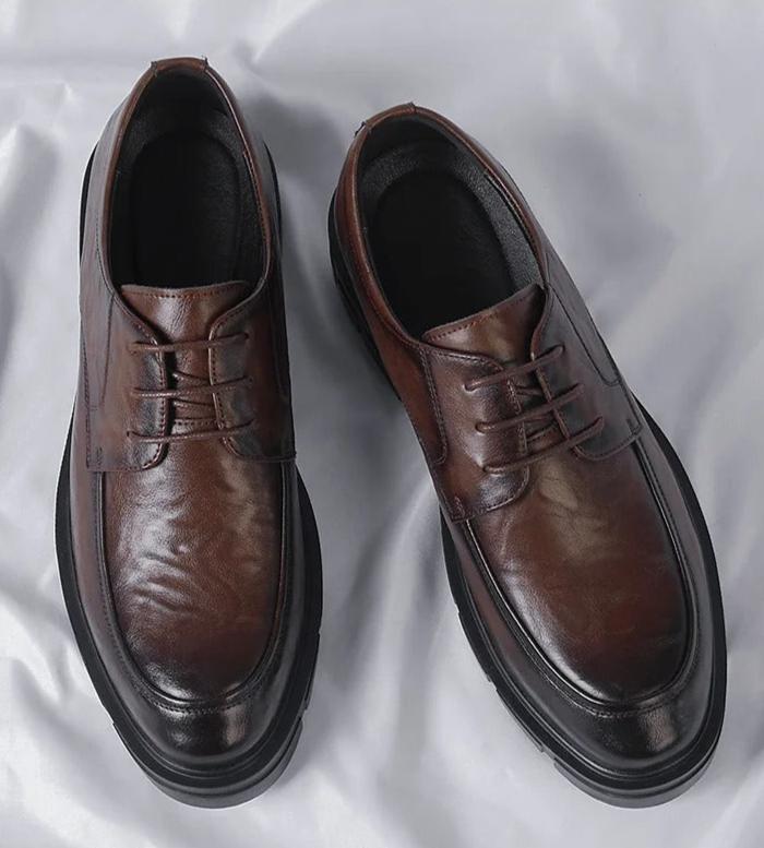 OLSON™ - STYLISH LEATHER OXFORDS SHOES