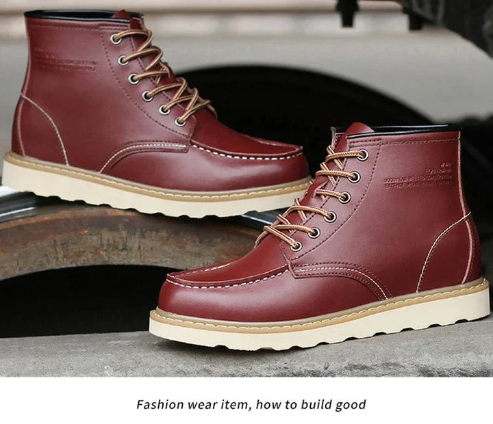 TREY™ - PREMIUM LEATHER LACE-UP BOOTS