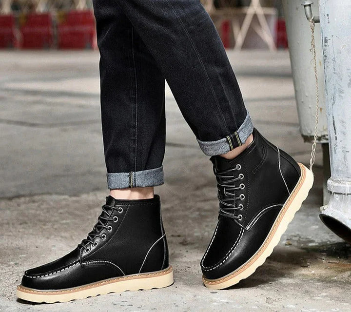 TREY™ - PREMIUM LEATHER LACE-UP BOOTS