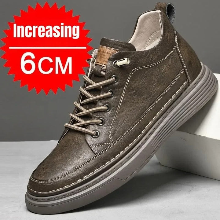 DAX™ - VINTAGE LEATHER LACE-UP SNEAKERS