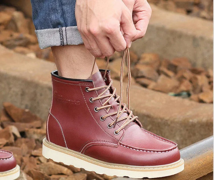 TREY™ - PREMIUM LEATHER LACE-UP BOOTS