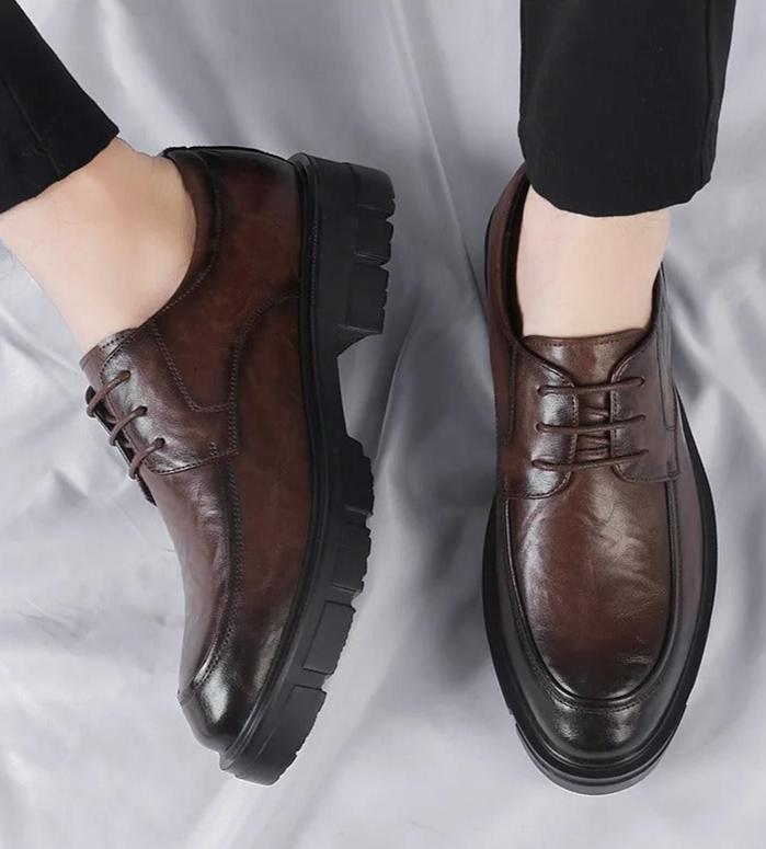 OLSON™ - STYLISH LEATHER OXFORDS SHOES