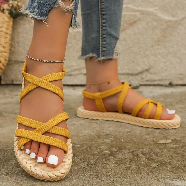 SIRA™ - ELASTIC BAND FLAT SANDALS