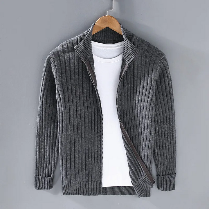 ARLOU™ - MEN'S CLASSIC ZIP-UP CARDIGAN