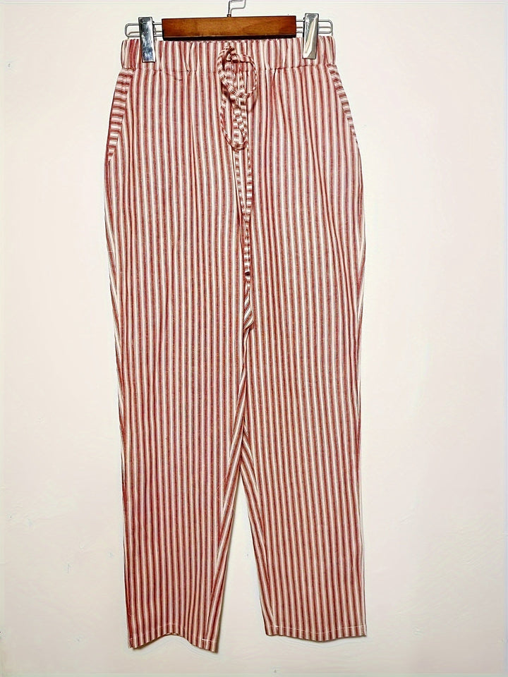 YAS™ - STRIPED LIGHTWEIGHT PANTS