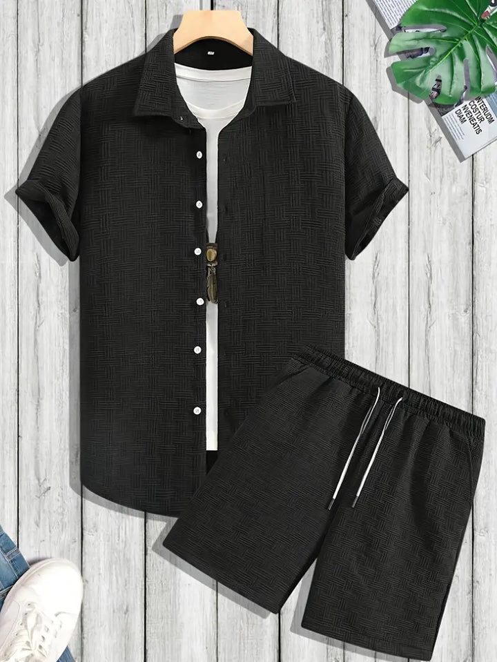 BANJO™ - MEN'S CASUAL TOP AND SHORTS SET