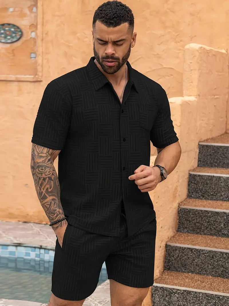 HARLEY™ - STYLISH GEOMETRIC PATTERN MEN'S SET