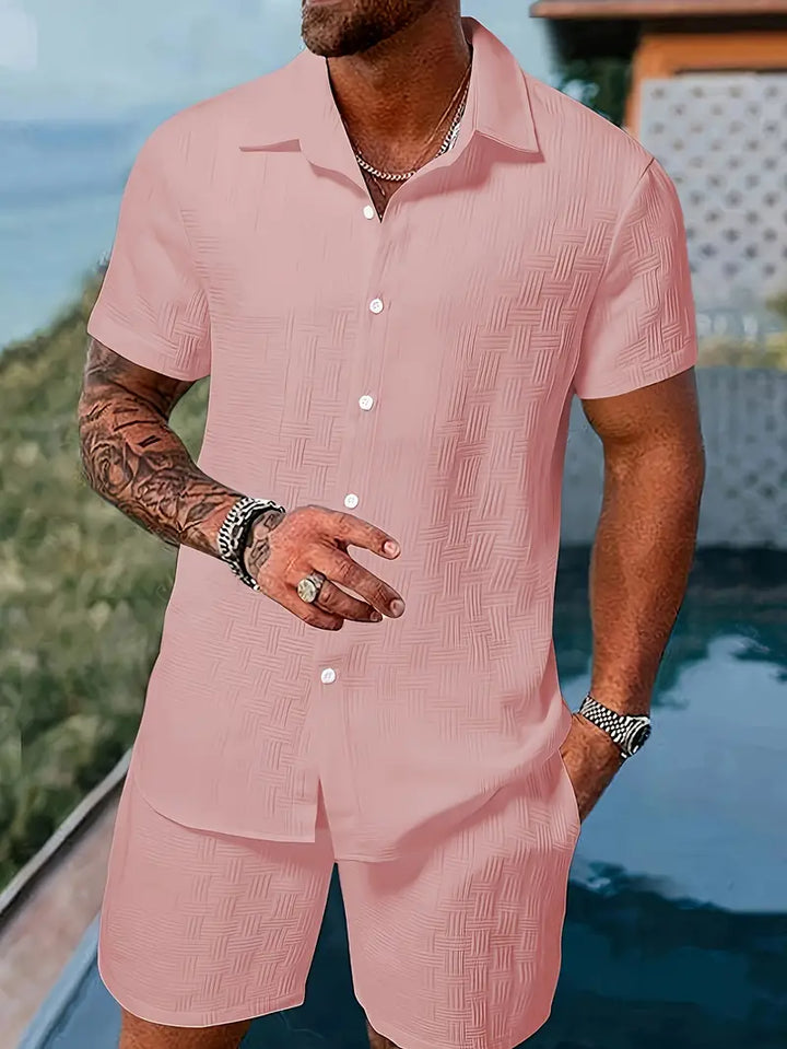 BANJO™ - MEN'S CASUAL TOP AND SHORTS SET