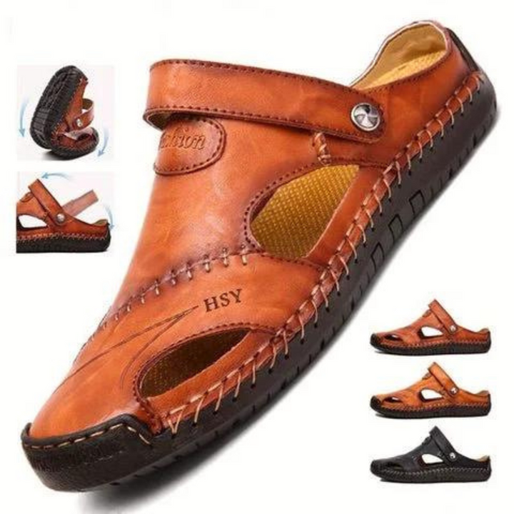 LOGAN™ - MEN'S SOFT LEATHER SANDAL