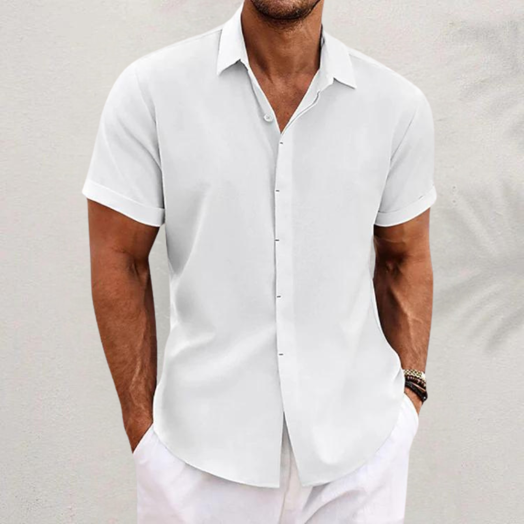 EVAN™ - MEN'S COTTON LINEN SHIRT