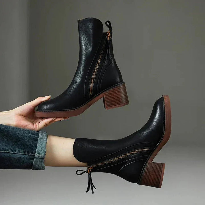 LIONA™ - WOMEN'S LEATHER ANKLE BOOTS