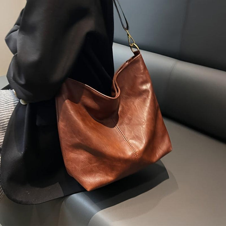 ZURI™ - LEATHER BAG WITH LARGE CAPACITY