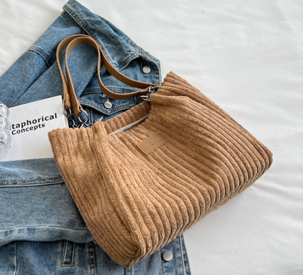 ODETH™ - STYLISH CORDUROY SHOULDER BAG