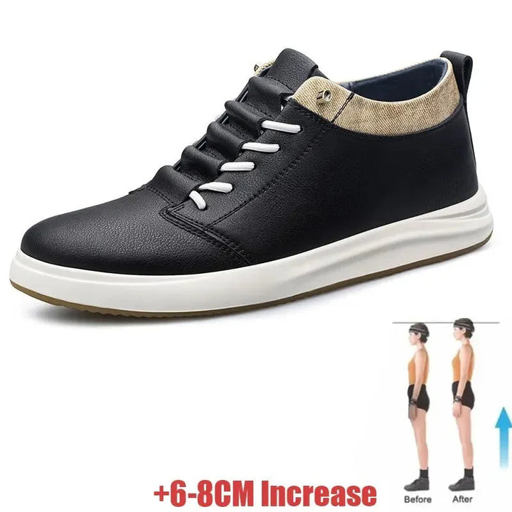 WELLS™ - ELEVATED CASUAL LEATHER SNEAKERS