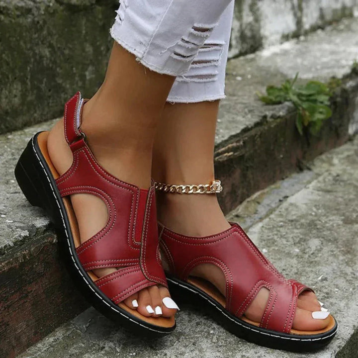 ELVA™ - ORTHOPEDIC LEATHER SANDALS