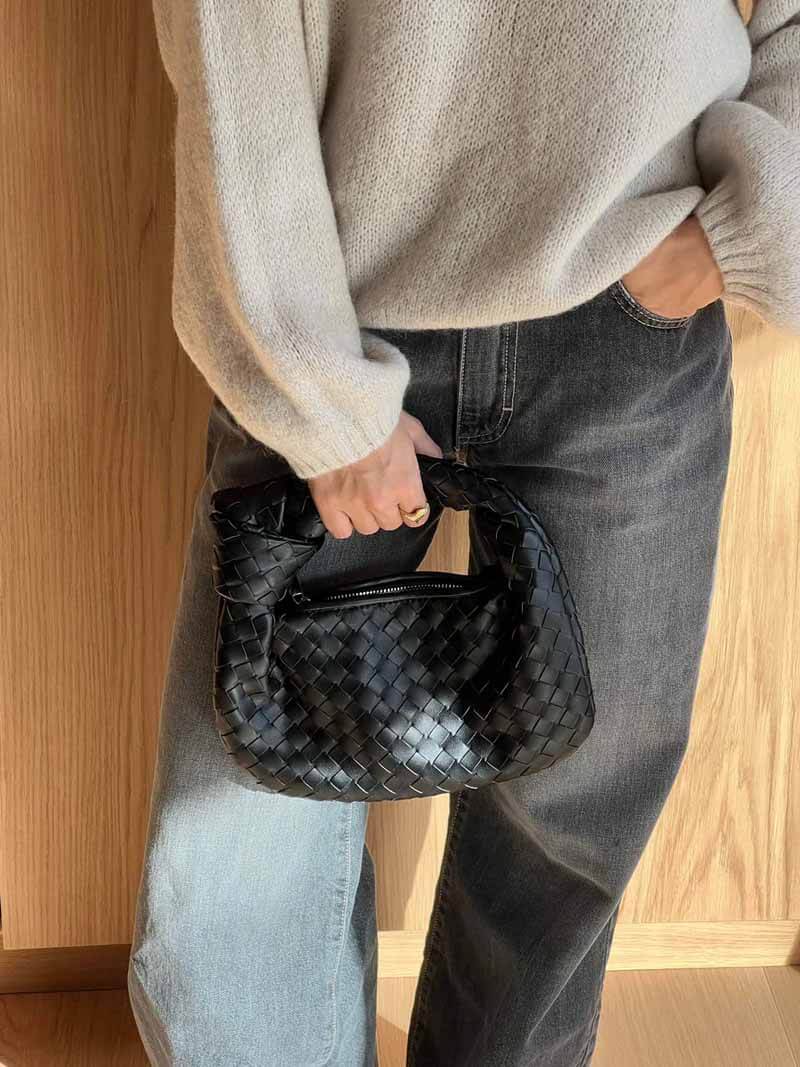 GRETH™ - WOVEN GRID MINI BAG