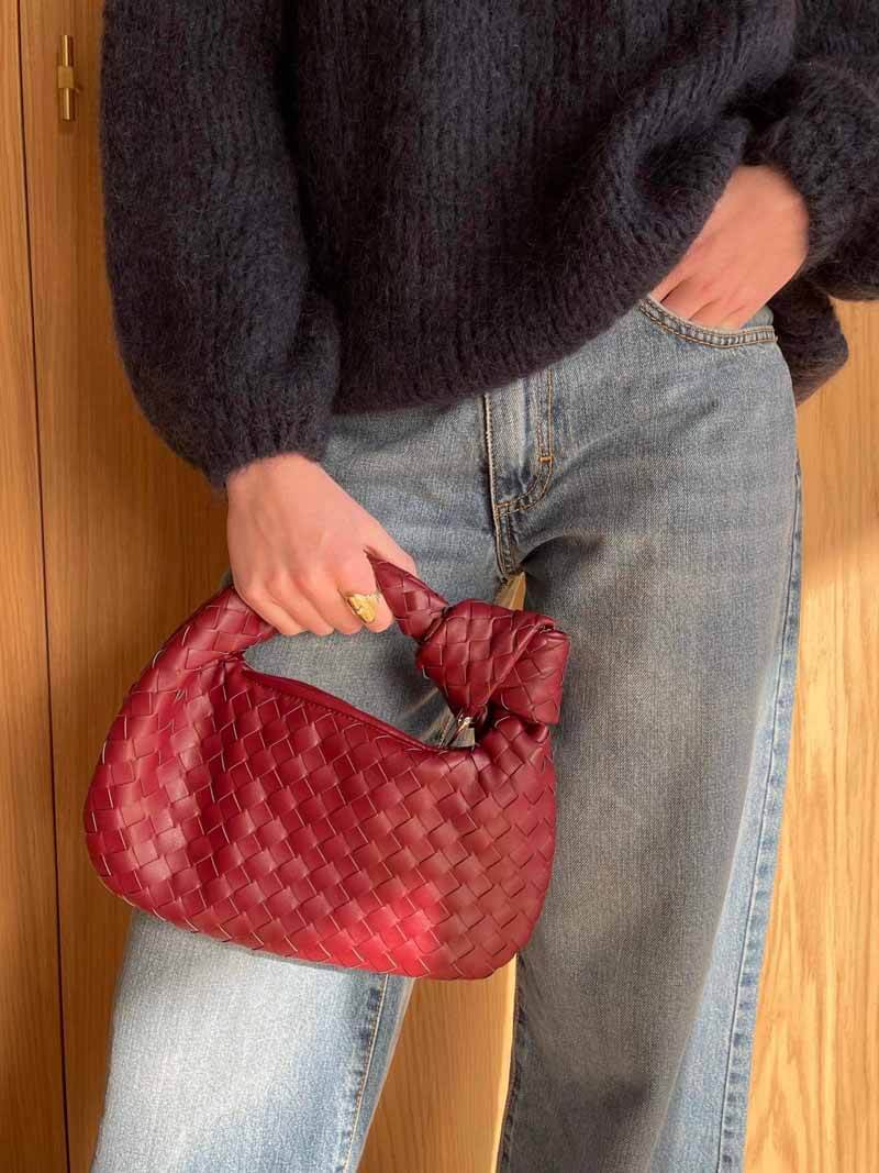 GRETH™ - WOVEN GRID MINI BAG