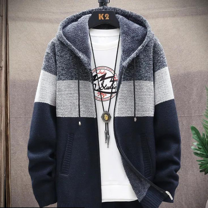 FERNANDO™ - MEN'S KNITTED SWEATERCOAT